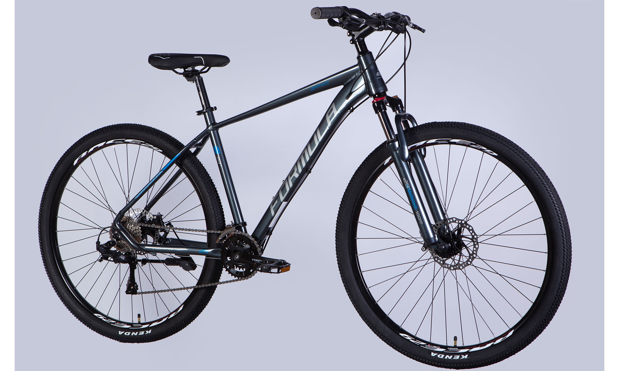 Велосипед Formula ZEPHYR 3.0 DD CS 29", размер XL, рама 21", 2025, темно-серый 6