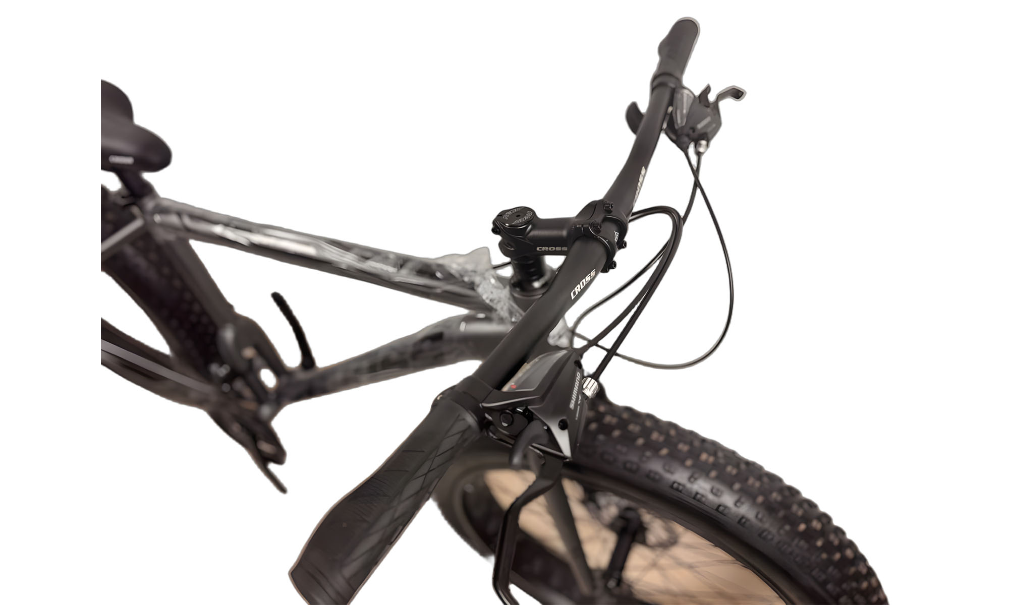 Велосипед Cross Crossover rigid 26", размер L, рама 19", год 2025, Серый 2 Велосипед Cross Crossover rigid 26", размер L, рама 19", год 2025, Серый 2