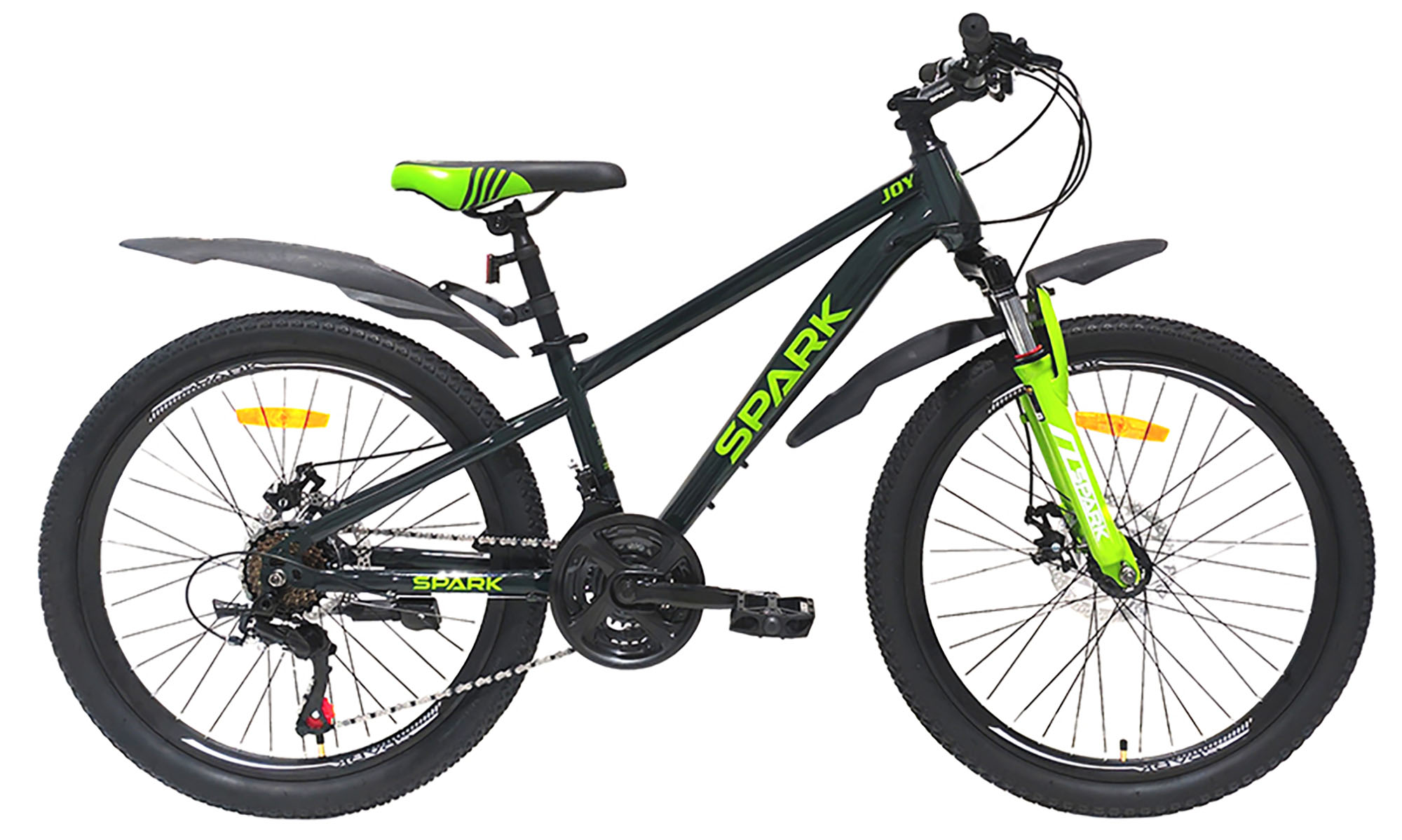 Велосипед SPARK JOY 24", размер XXS, рама 12", 2025, темно-зеленый 