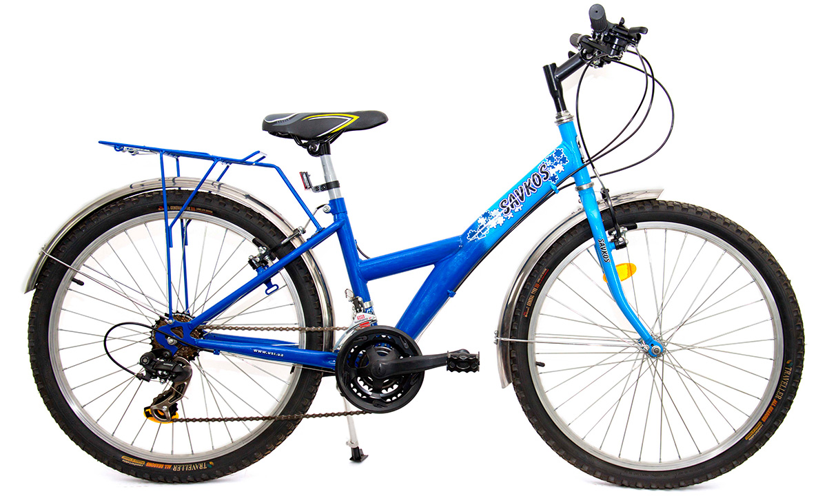 Фотография Велосипед многоскоростной 24" ХВЗ Teenager 44 SH (2020) 2020 blue 4