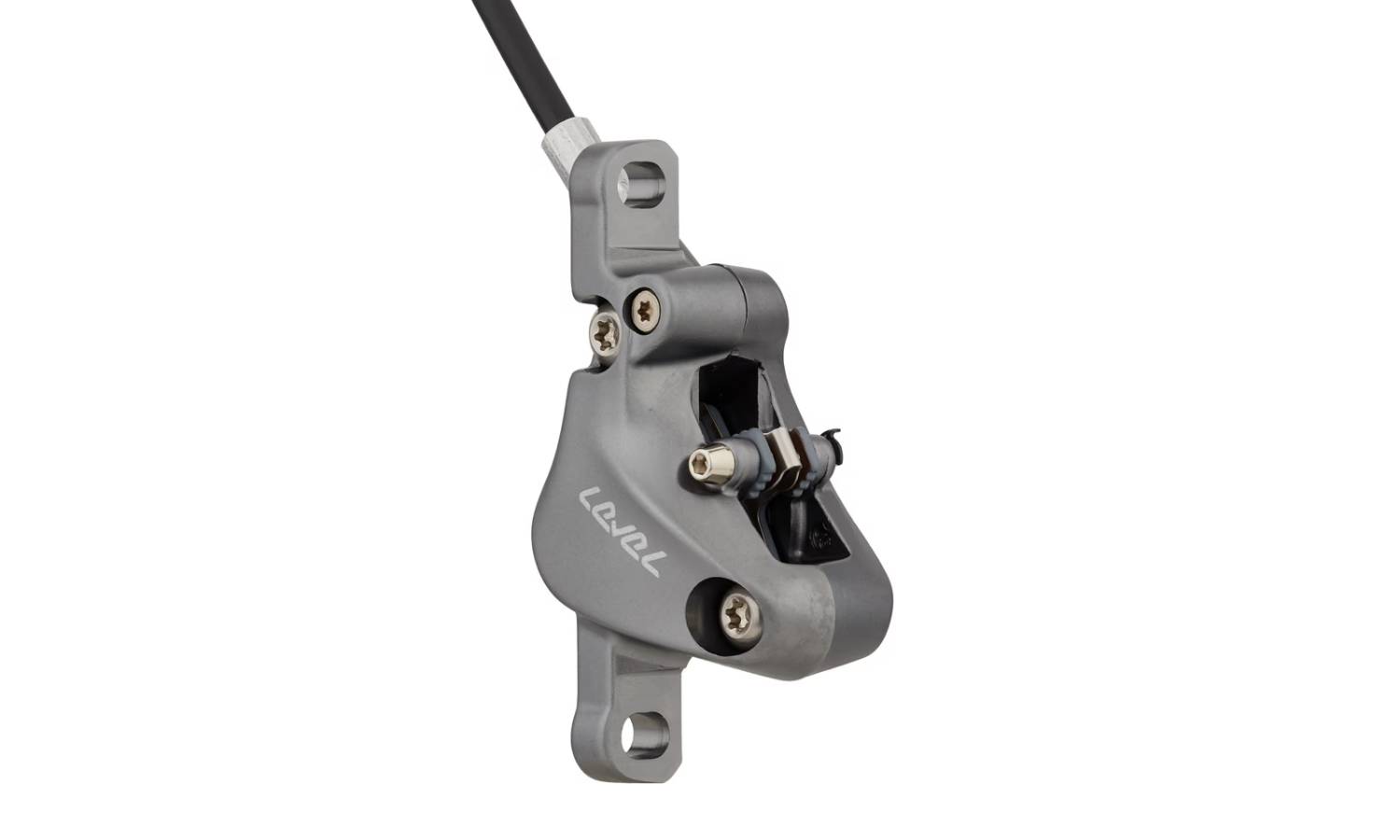 Тормоз дисковый SRAM Level Bronze Stealth 2 Piston - Aluminum Lever, Stainless Hardware, Reach Adj, Blast Dark Polar Rear 2000mm Hose  4