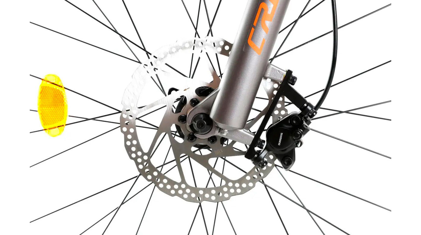 Велосипед Crosser Flow MT036 2x12 29" размер М рама 17 2022 Серо-оранжевый 7