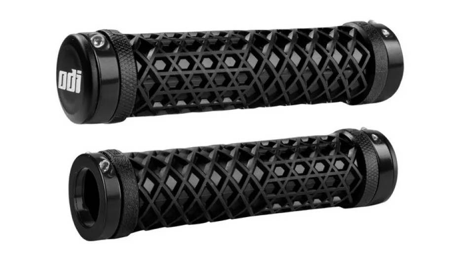 Гріпси ODI Vans® Lock-On Grips чорні з чорними замками Гріпси ODI Vans® Lock-On Grips чорні з чорними замками