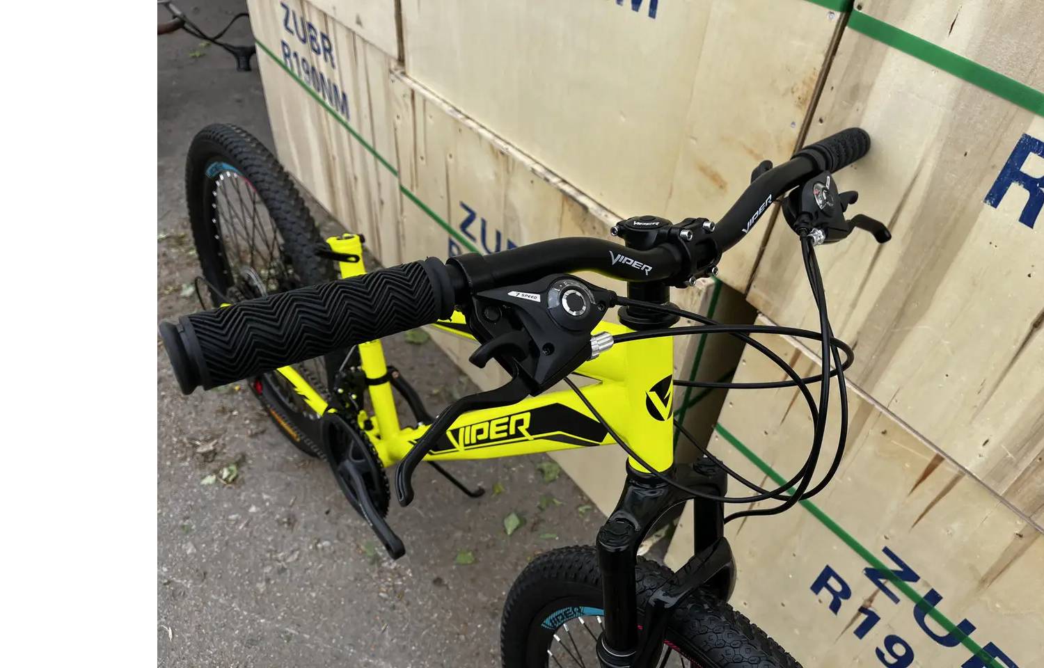 Велосипед подростковый Viper Extreme D 26" размер XS рама 13 2024 Желтый 4