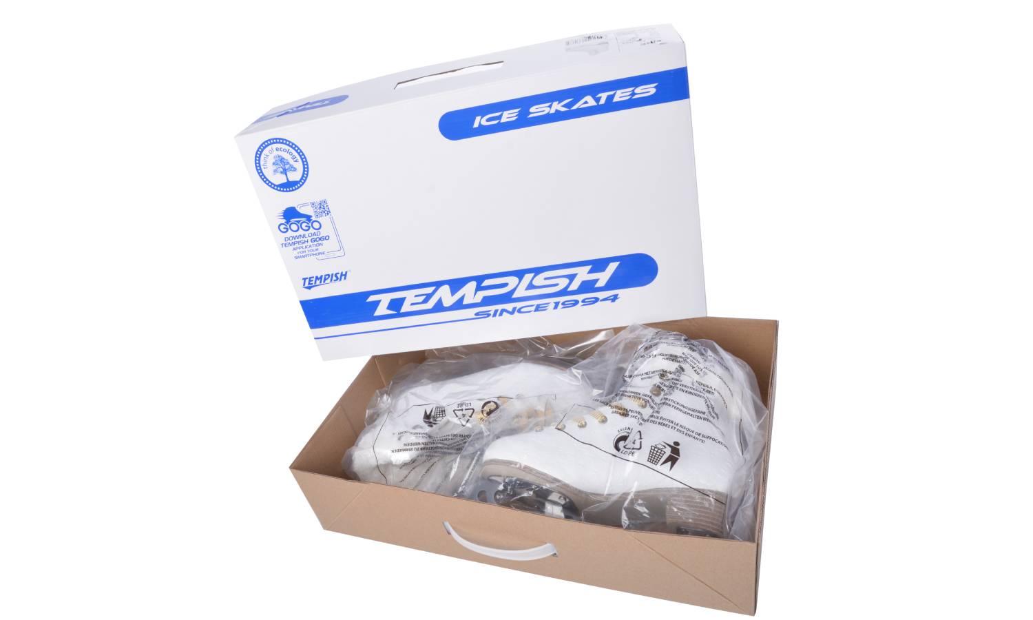 Фігура ковзани Температура тонкого розміру 42 Білий 3 Фігура ковзани Температура тонкого розміру 42 Білий 3