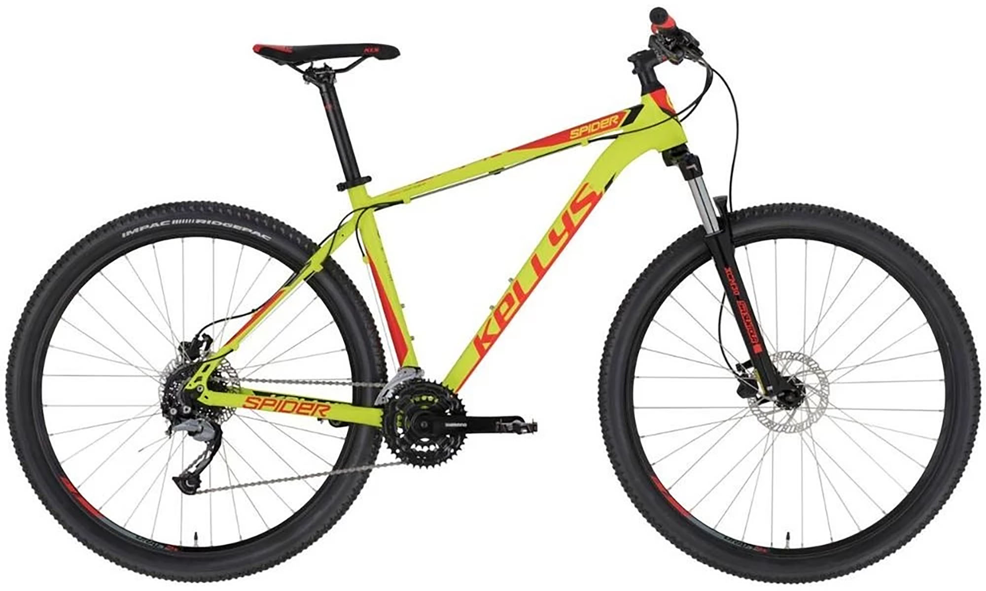 Велосипед Kellys Spider 30, 29", размер M, Neon Lime 