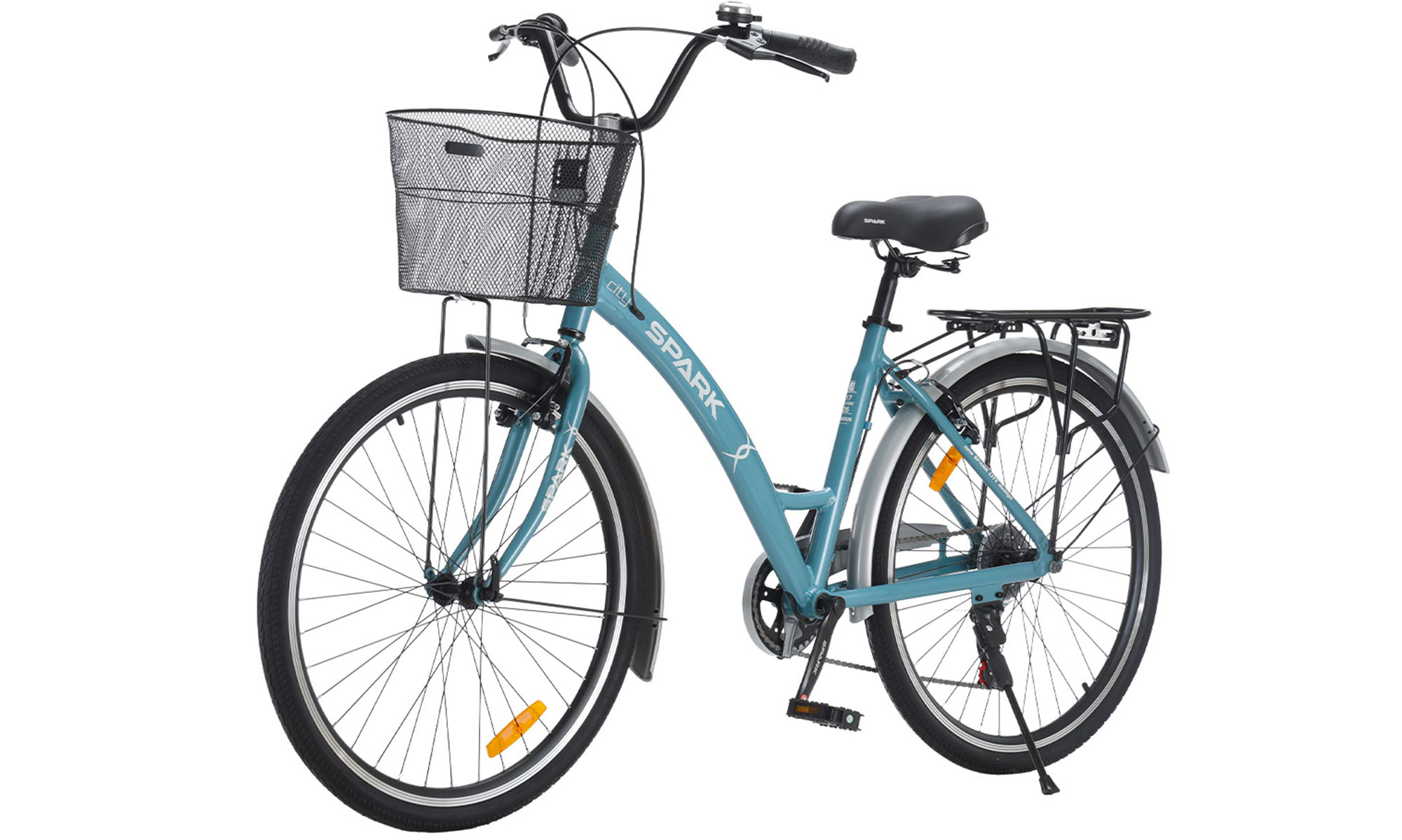 Велосипед SPARK CITY REINE 26", размер M, рама 17", год 2026, голубой 3 Велосипед SPARK CITY REINE 26", размер M, рама 17", год 2026, голубой 3