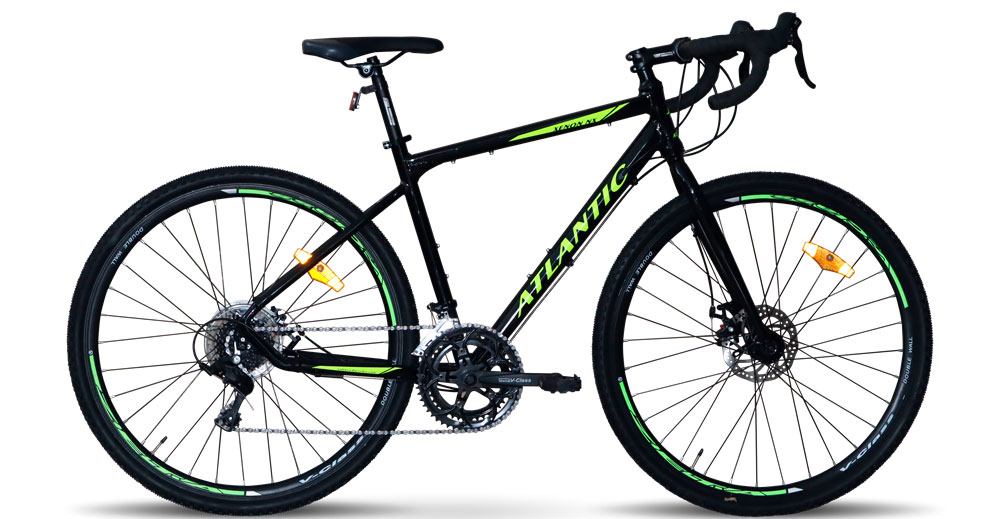 Фотографія Велосипед Atlantic Xenon NX 28" розмір L 2023 Чорно-салатовий