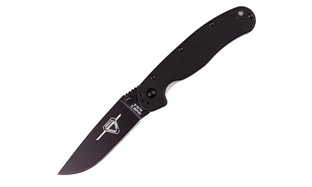Фотография Складной нож Ontario RAT II BP черный
