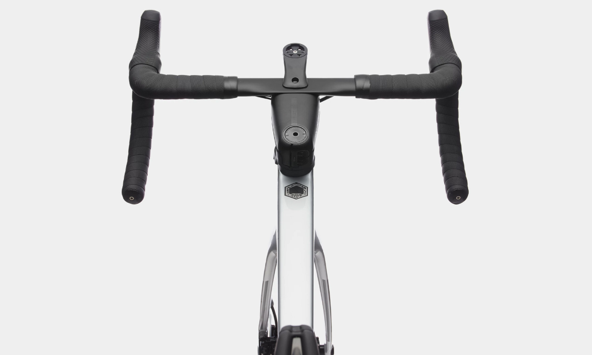 Фотографія Велосипед Cannondale SUPERSIX EVO Carbon Disc Ultegra Di2 28" (2021) 2021 Сіро-чорний 2