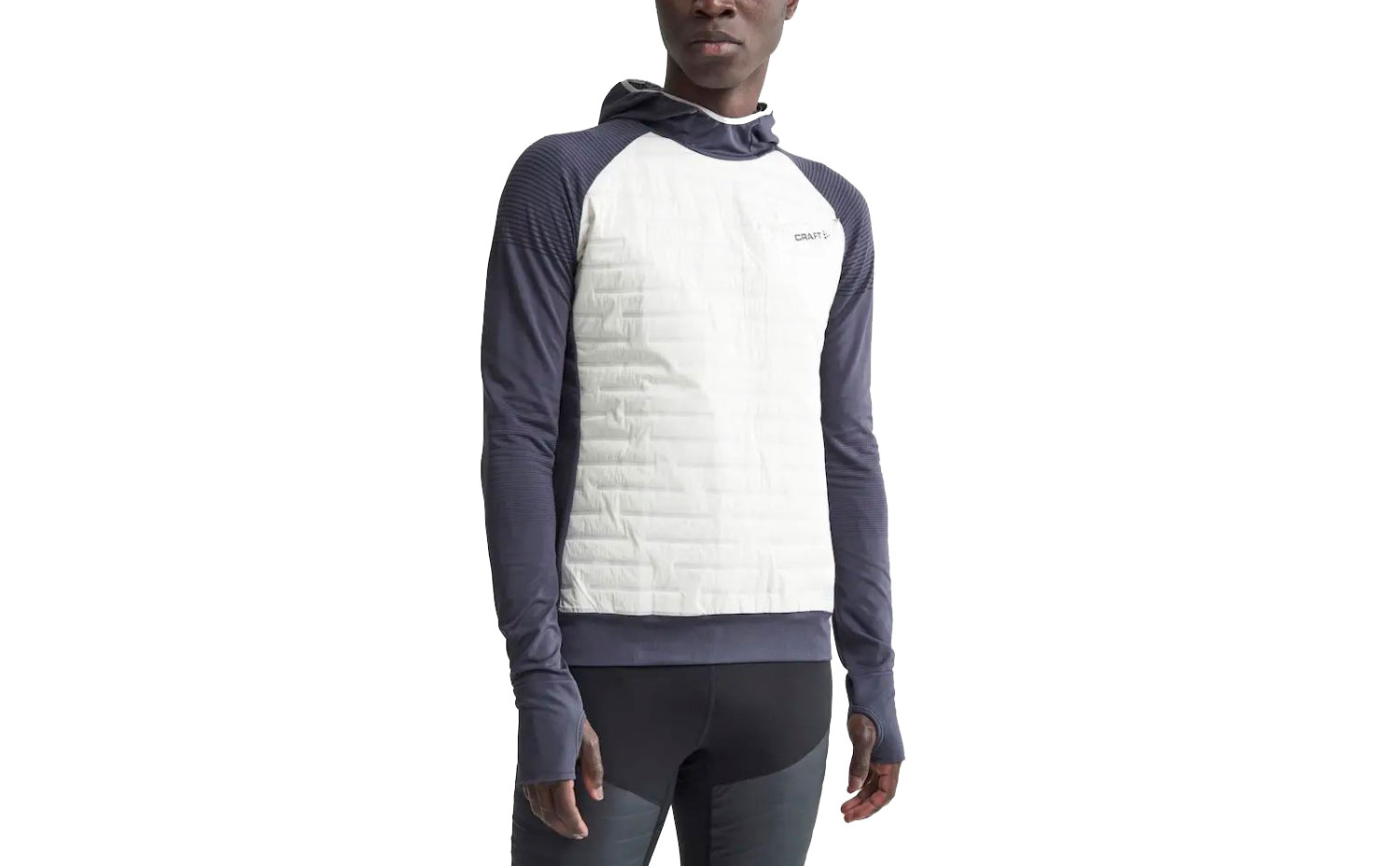 Кофта Craft SubZ Hood Sweater мужская, размер M, сине-белый 6