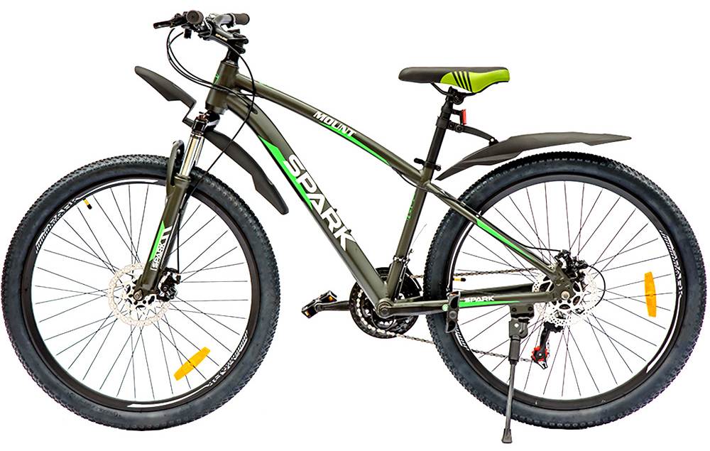 Велосипед SPARK MOUNT 27,5" розмір S рама 15" 2025 сіро-зелений 12