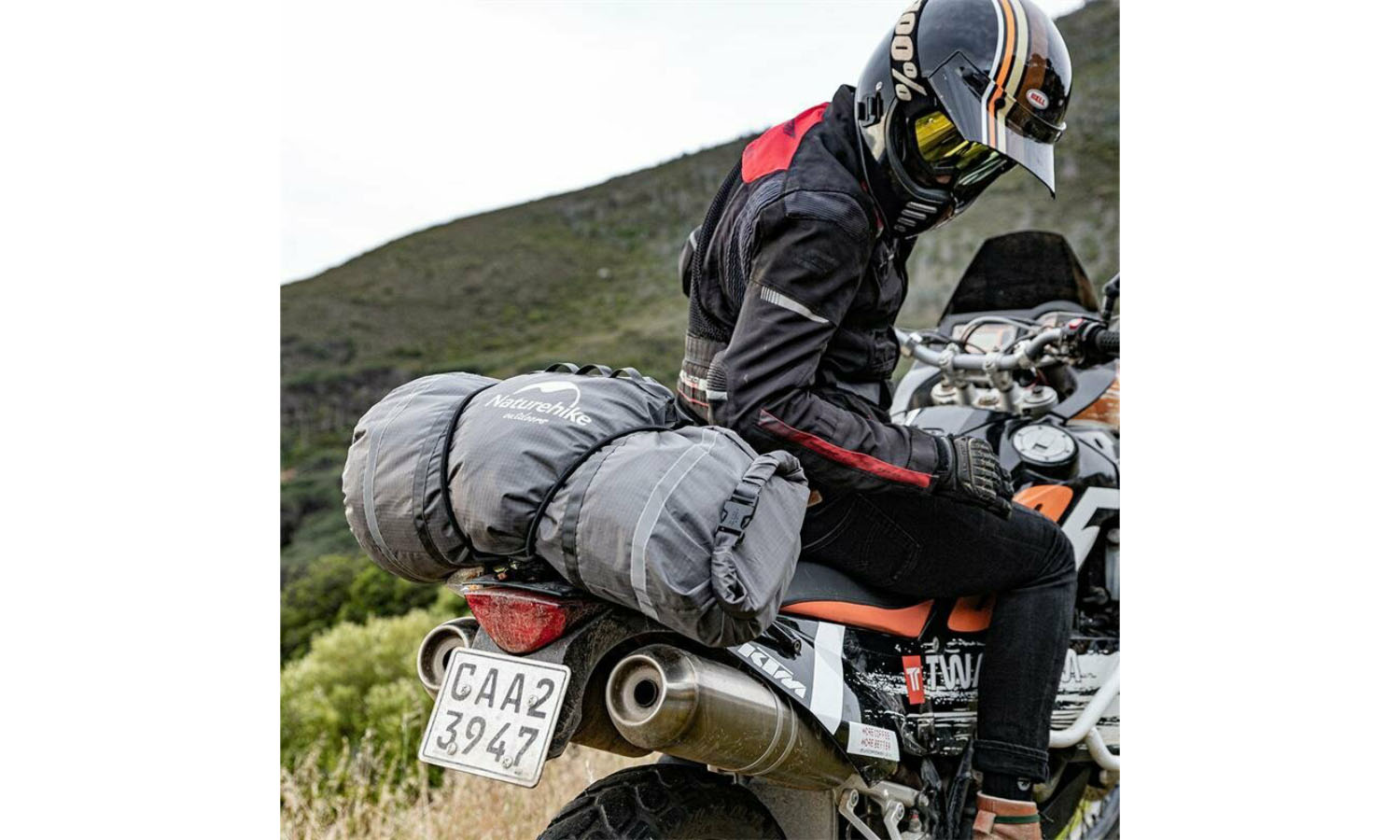 Намет двомісний Naturehike Could Tourer Motercycle NH19ZP013, 40D, сіра 2
