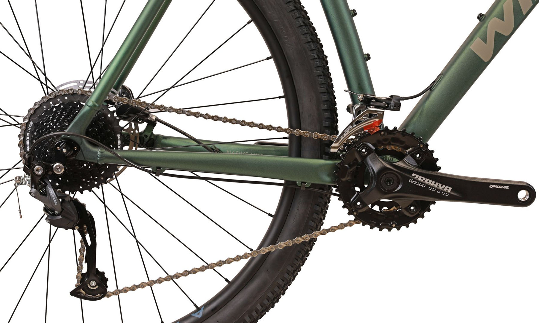 Велосипед Winner SOLID DX 29", размер рамы L, 2025, зеленый (мат) 7