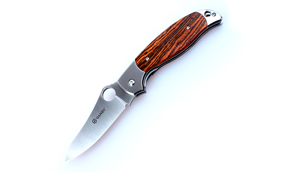 Фотография Складной нож Ganzo G7371-WD1 коричневый
