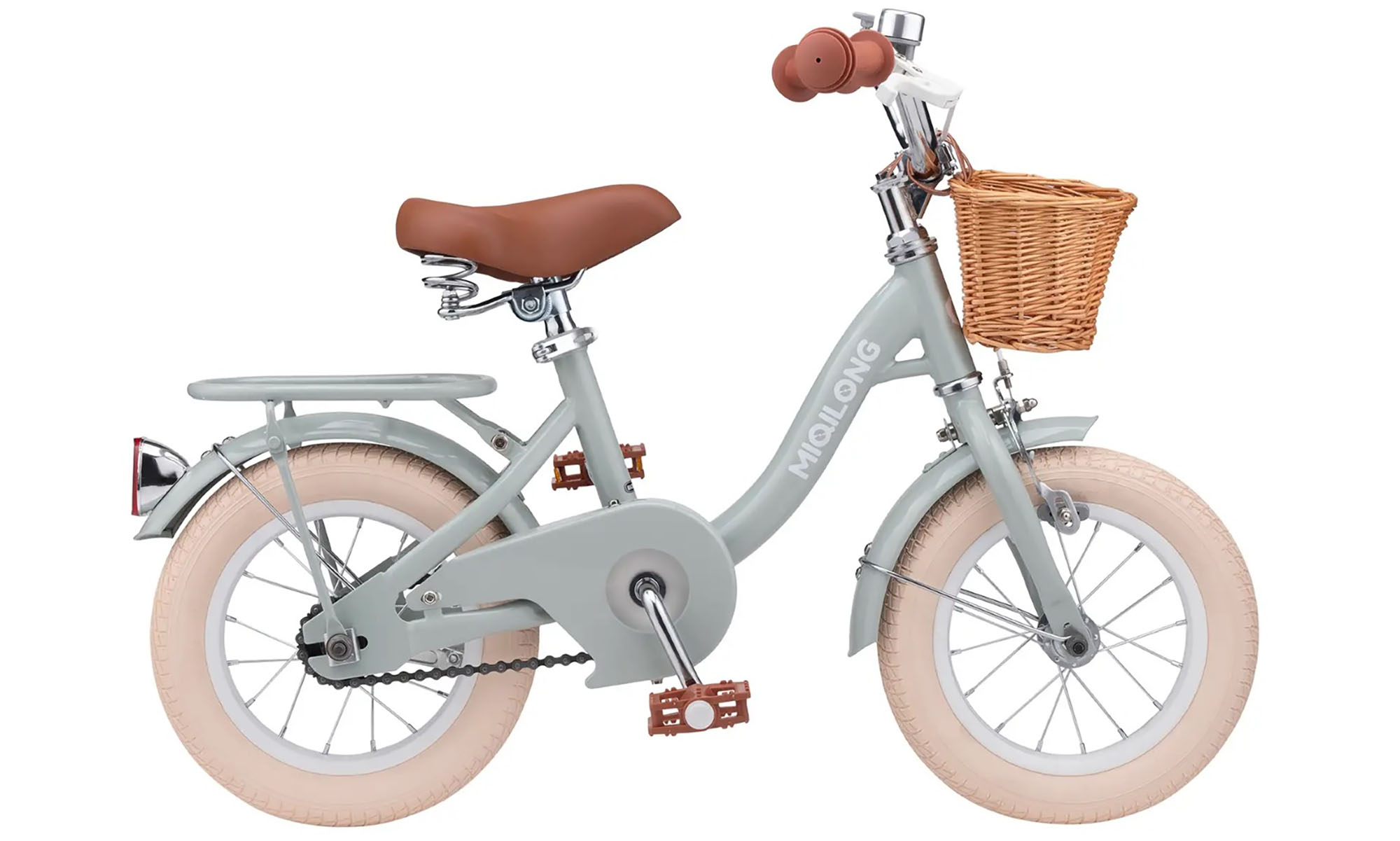 Детский велосипед Miqilong LS 12", One Size, 2025, оливковый 5 Детский велосипед Miqilong LS 12", One Size, 2025, оливковый 5