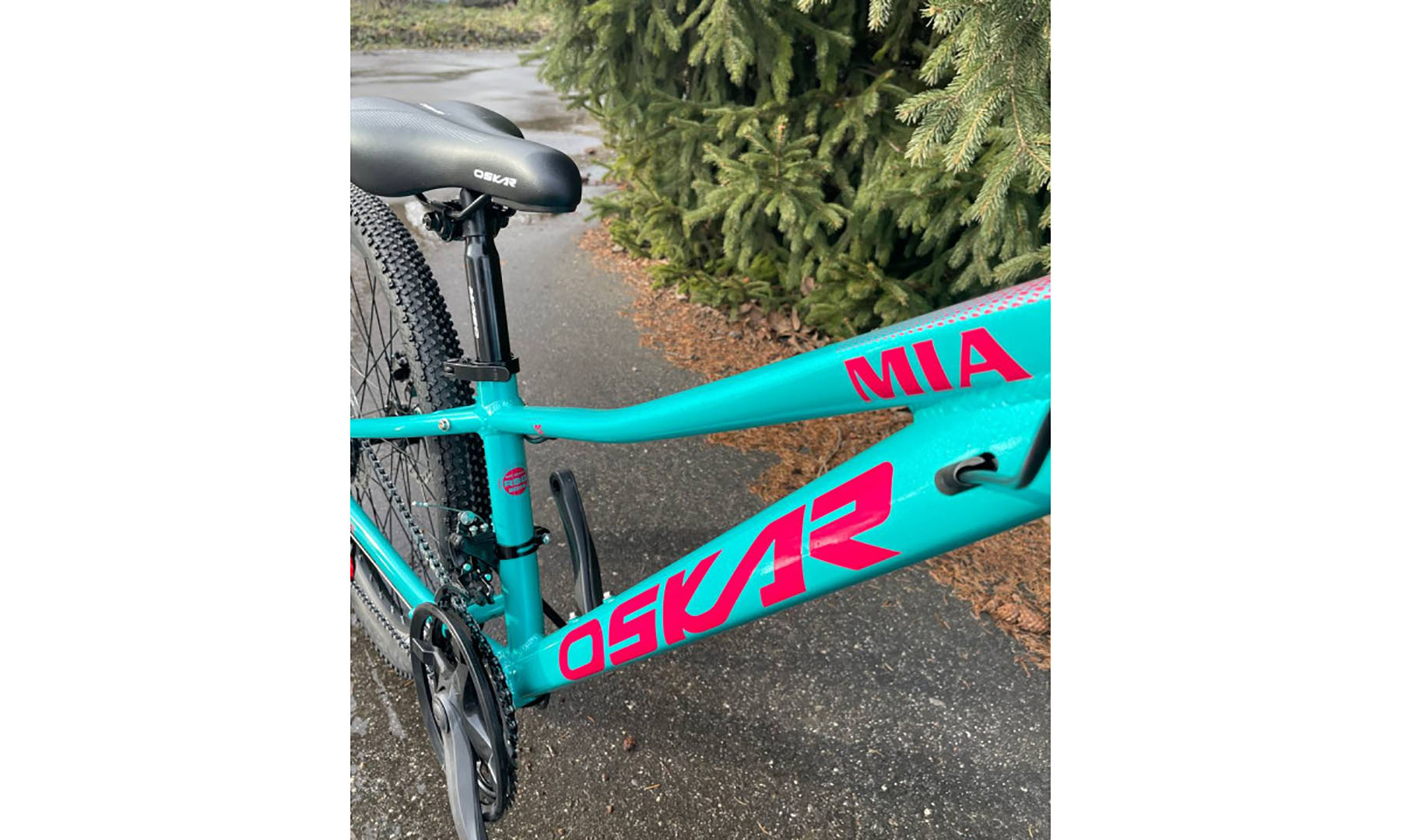  Велосипед OSKAR MIA 24", размер XXS, рама 11", 2025, бирюзовый 2
