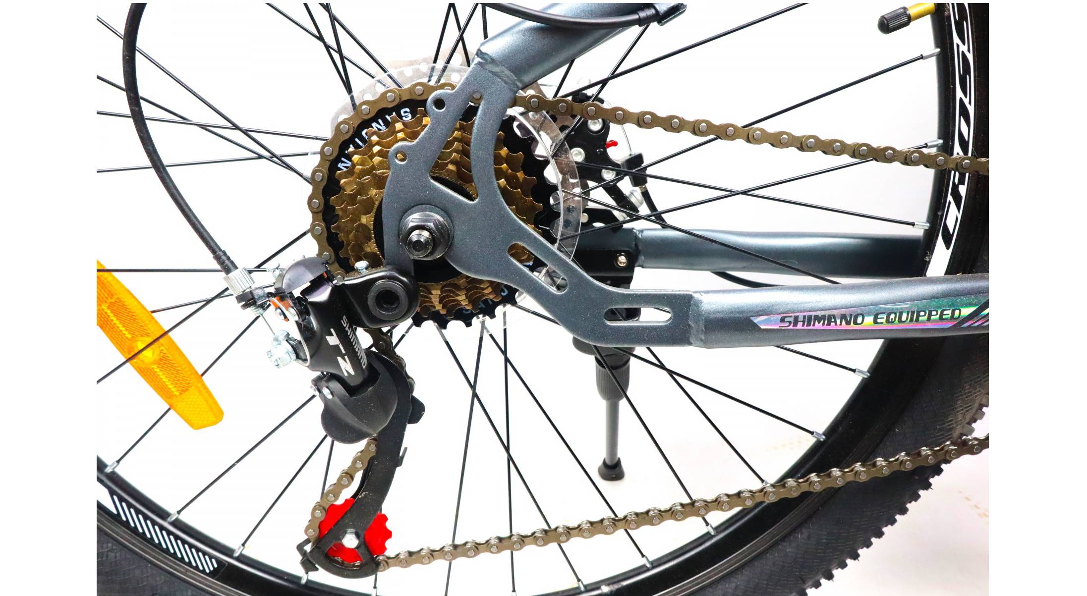Фотографія Велосипед Cross Evolution V2 26", розмір XS рама 13" (2021) Сірий 4