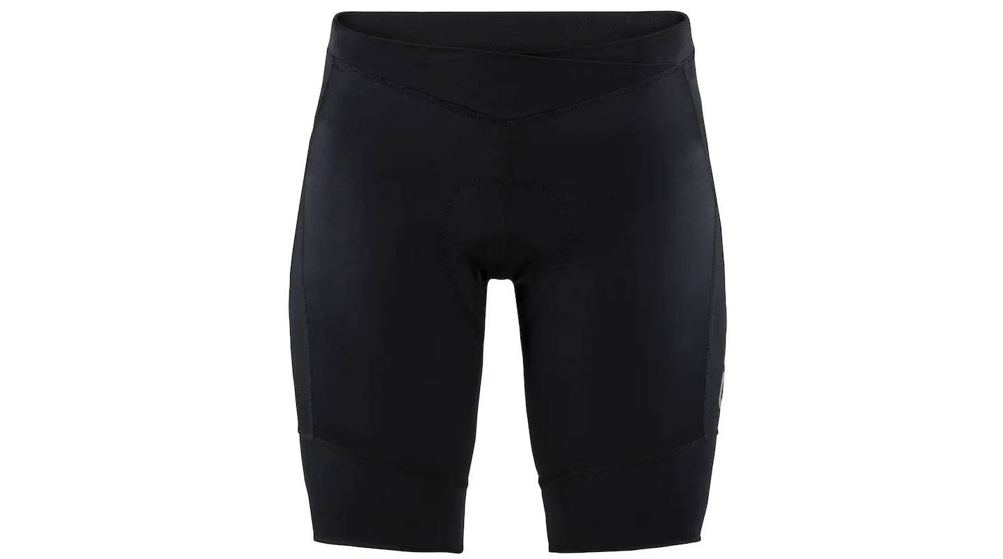 Фотография Шорты Craft Essence Shorts женские, размер XL, сезон SS 21, черно-серый 
