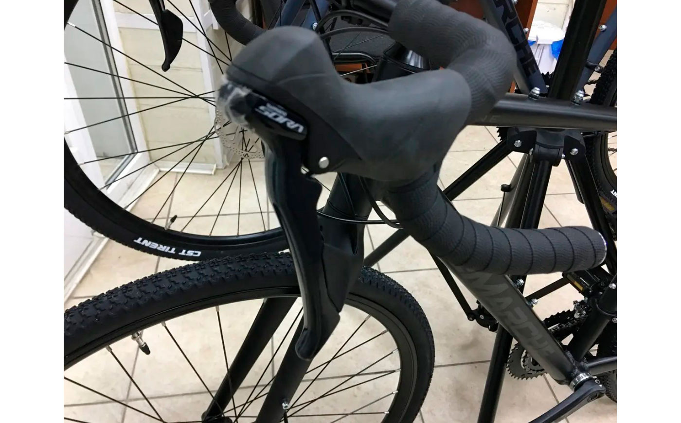 Велосипед DeMARCHE Gravel Stone SORA 28" розмір S 2022 Чорний 4