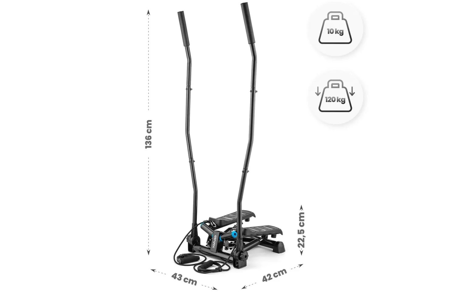 Степпер Gymtek XST700 Чорний 2 Степпер Gymtek XST700 Чорний 2