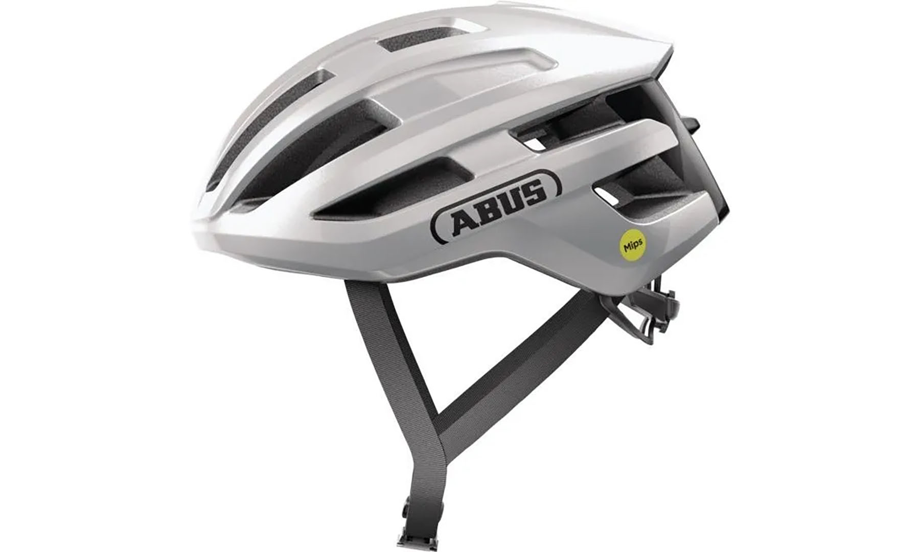 Велошолом спортивний ABUS POWERDOME gleam silver, розмір L (57-61 см) 