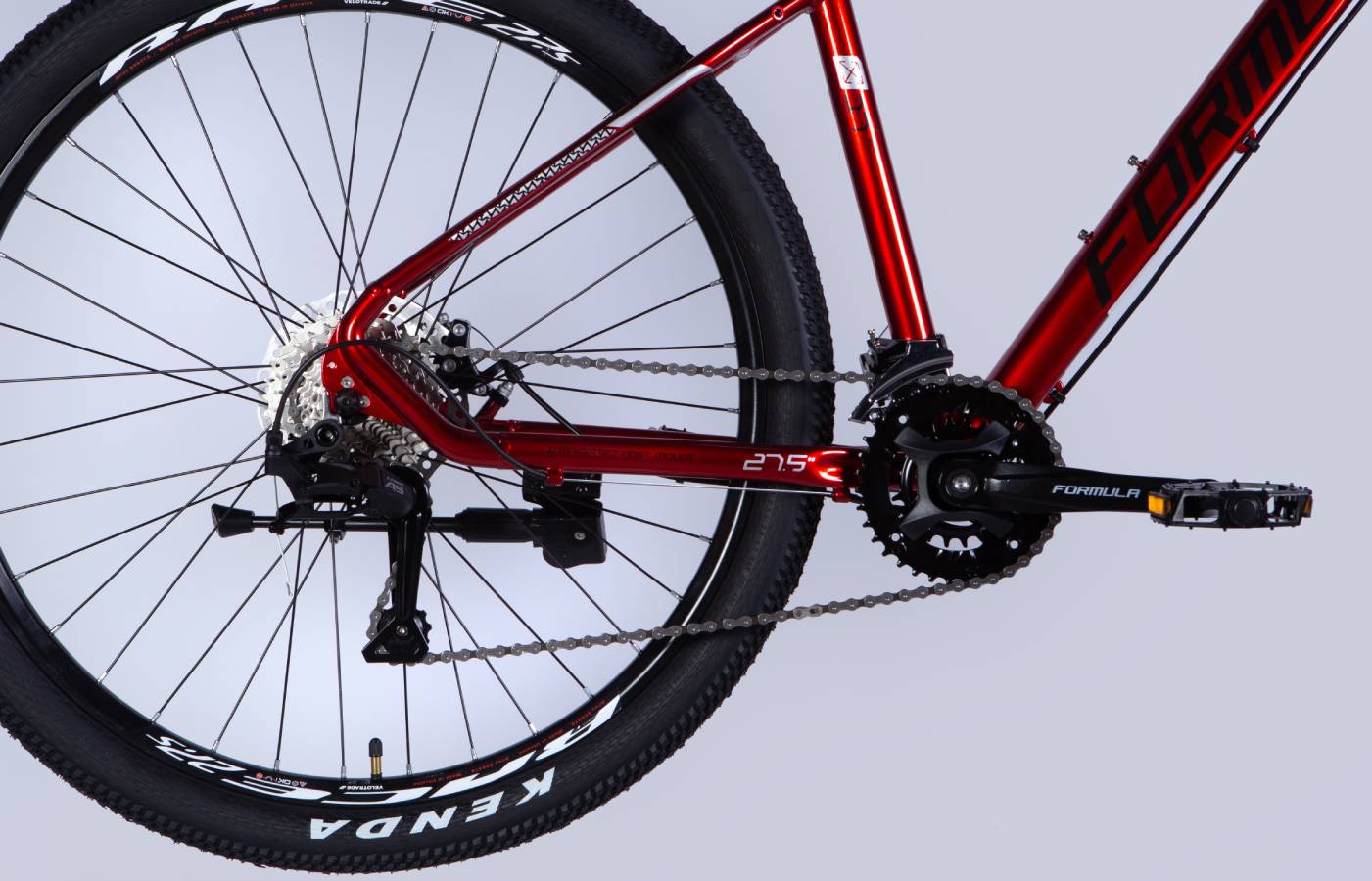 Велосипед Formula ZEPHYR 3.0 DD 27,5" размер М рама 17" 2025 красный 4