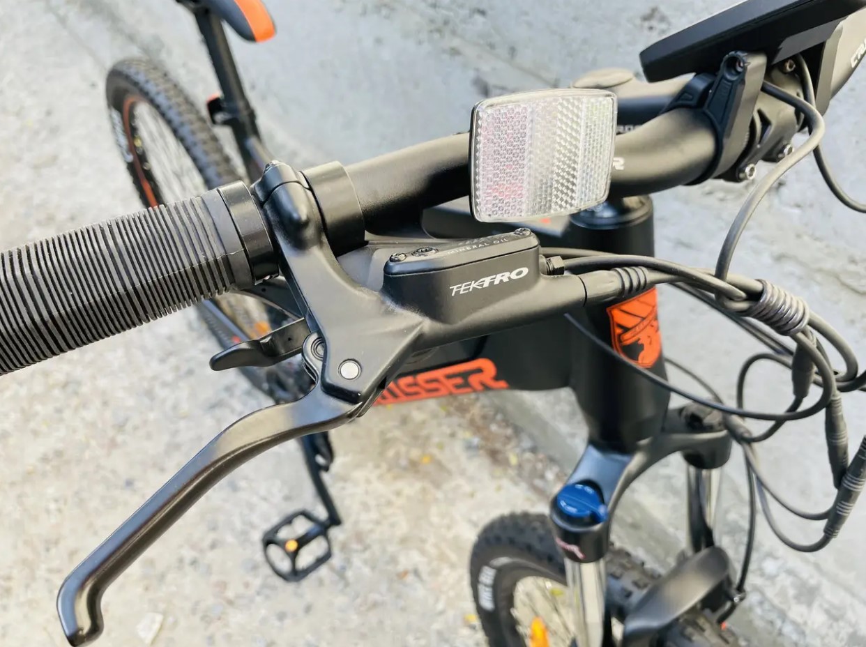 Велосипед Crosser E-GROVES 27,5" 36V/350W 14A Чорно-червоний 5