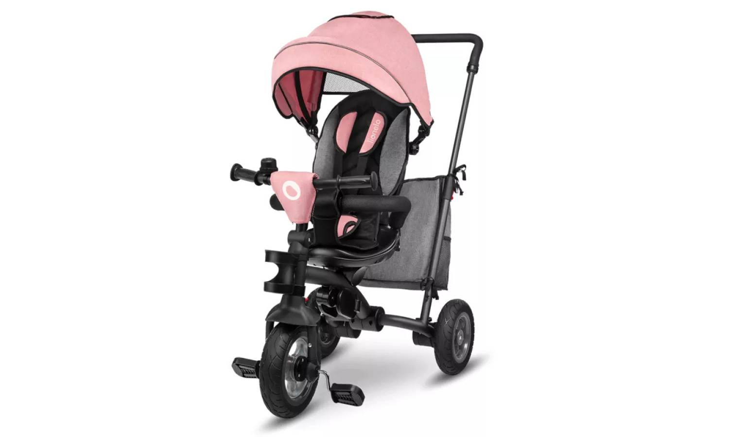Детский велосипед Lionelo TRIS CANDY ROSE/GREY 