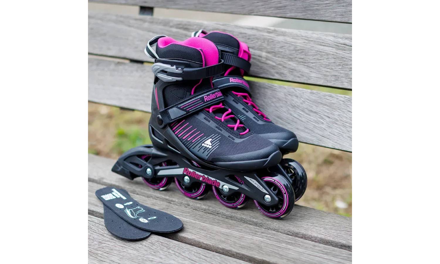 Ролики Rollerblade Zetrablade W black-cyclamen pink 230 6 Ролики Rollerblade Zetrablade W black-cyclamen pink 230 6