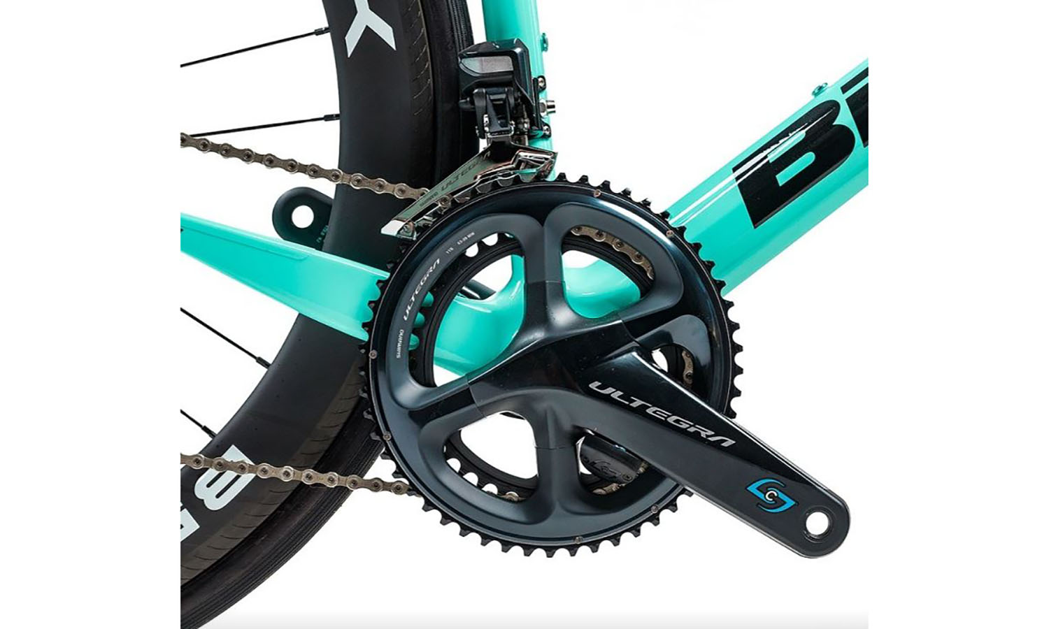 Велосипед BIANCHI Specialissima CV Ultegra Di2 11s Stages LR 172.5 53/39 ZAAK 55 B Celeste 57 7