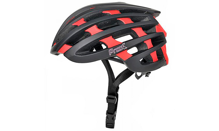 Фотография Шлем велосипедный ProX No Limit, размер L (58-61 см) Черно-красный 