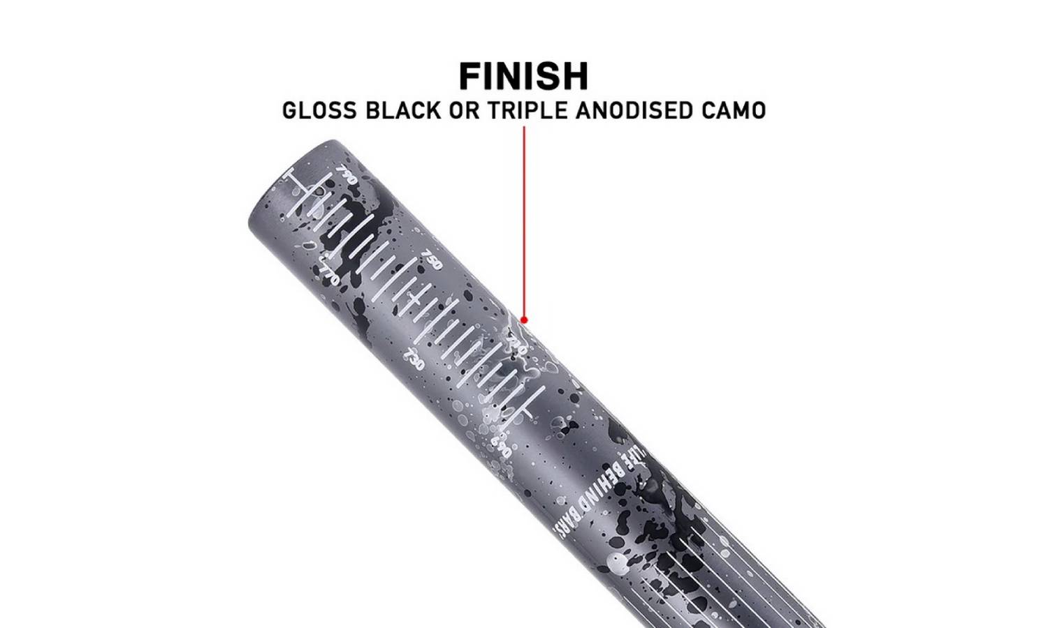 Руль DMR Wingbar Mk4 SE - 31.8 - 20mm Rise Liquid Camo Grey 7