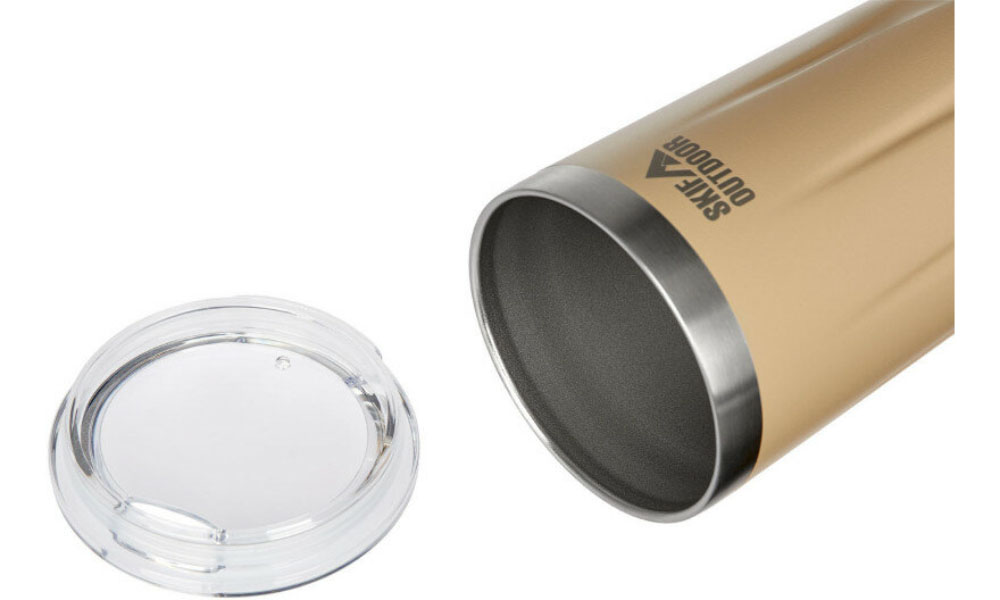 Термокружка Skif Outdoor Drop, 0.42L золотистая 2