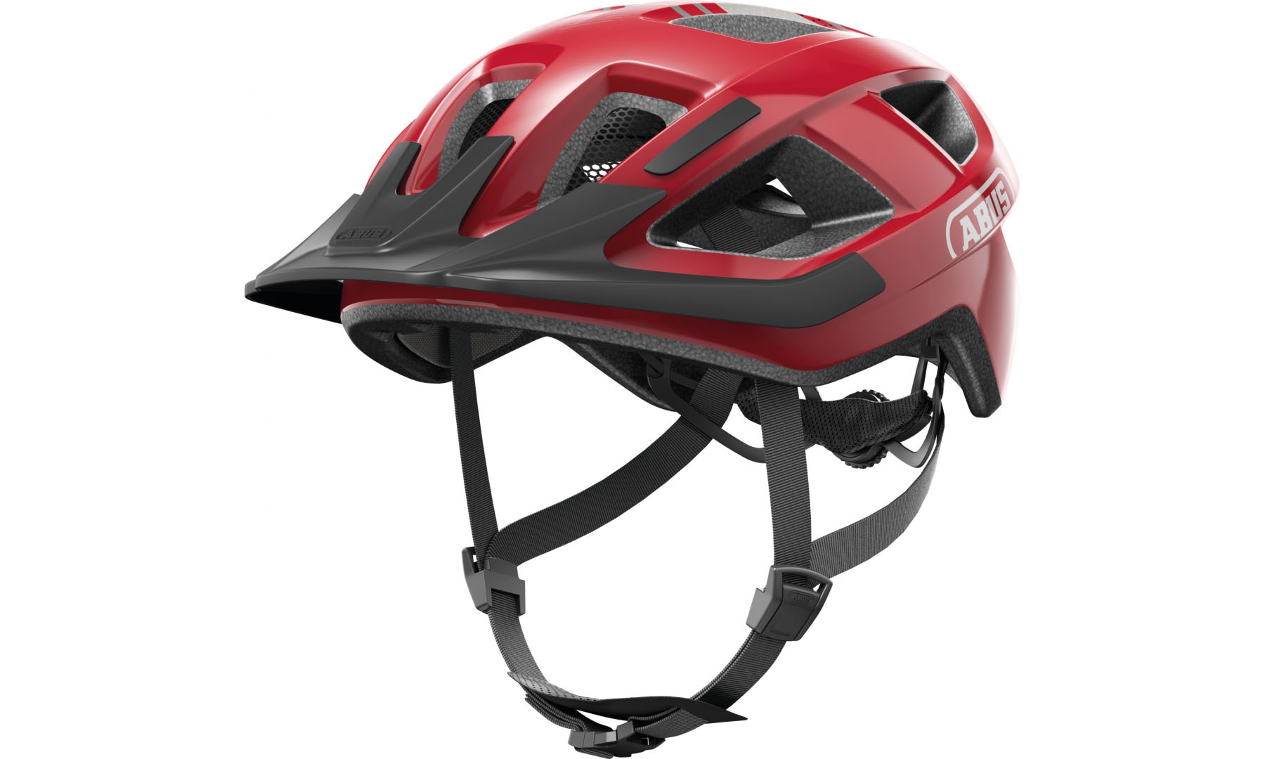 Велошлем ABUS ADURO 3.0 blaze red, размер M (52-58 см), красный 5