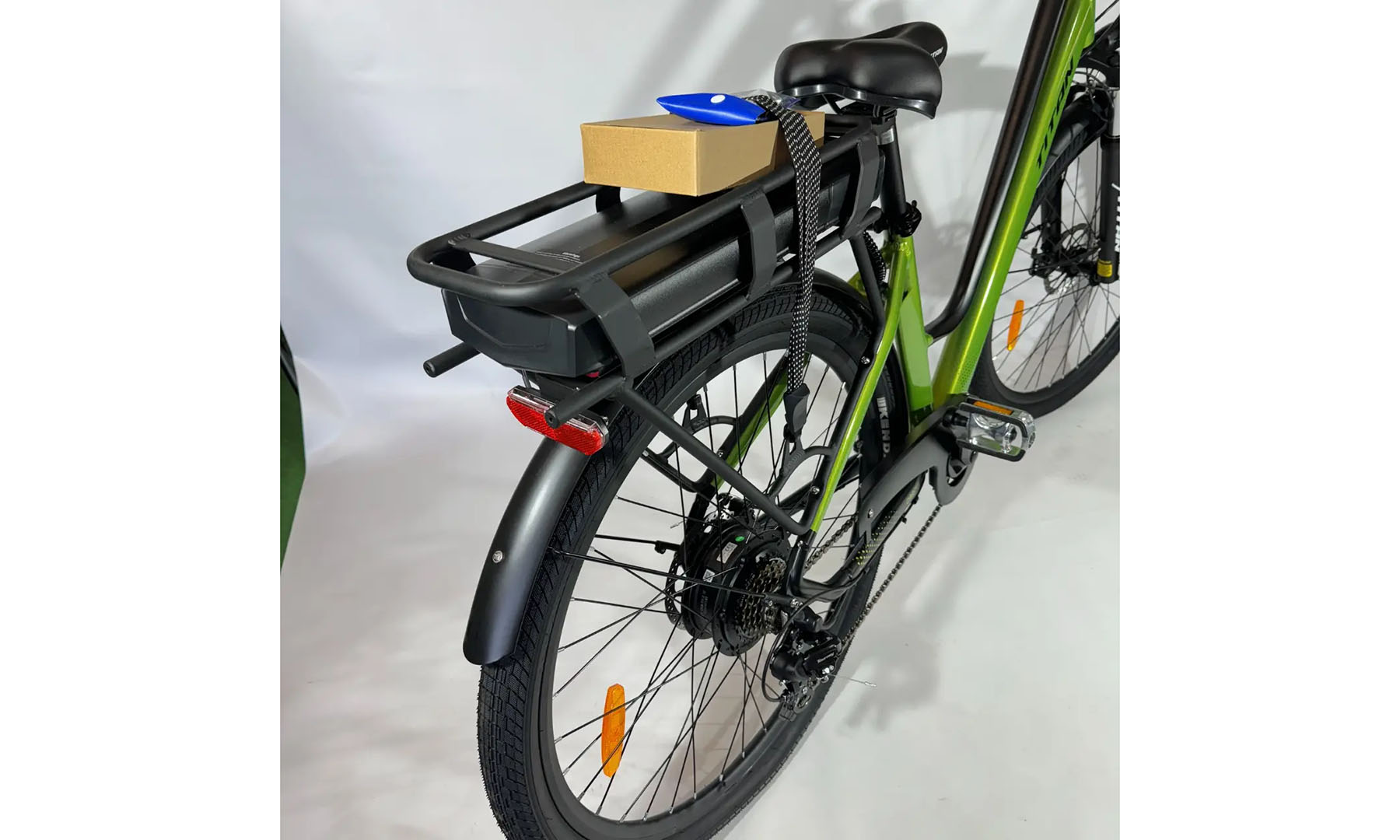 Електровелосипед E-Titan Carte 29" рама M (17") Зелений-Чорний 7