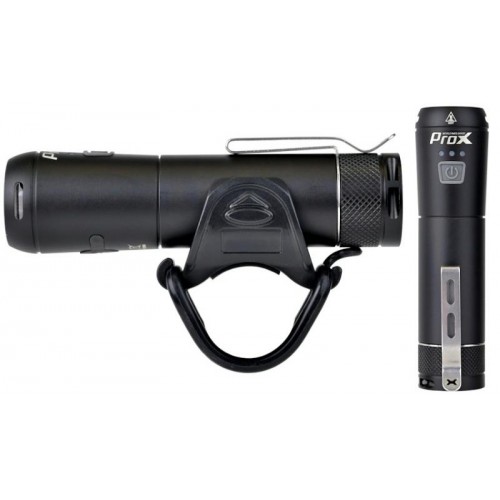 Фонарь передний ProX Run 900лм, 2600mAh USB-C, тактический 3 Фонарь передний ProX Run 900лм, 2600mAh USB-C, тактический 3