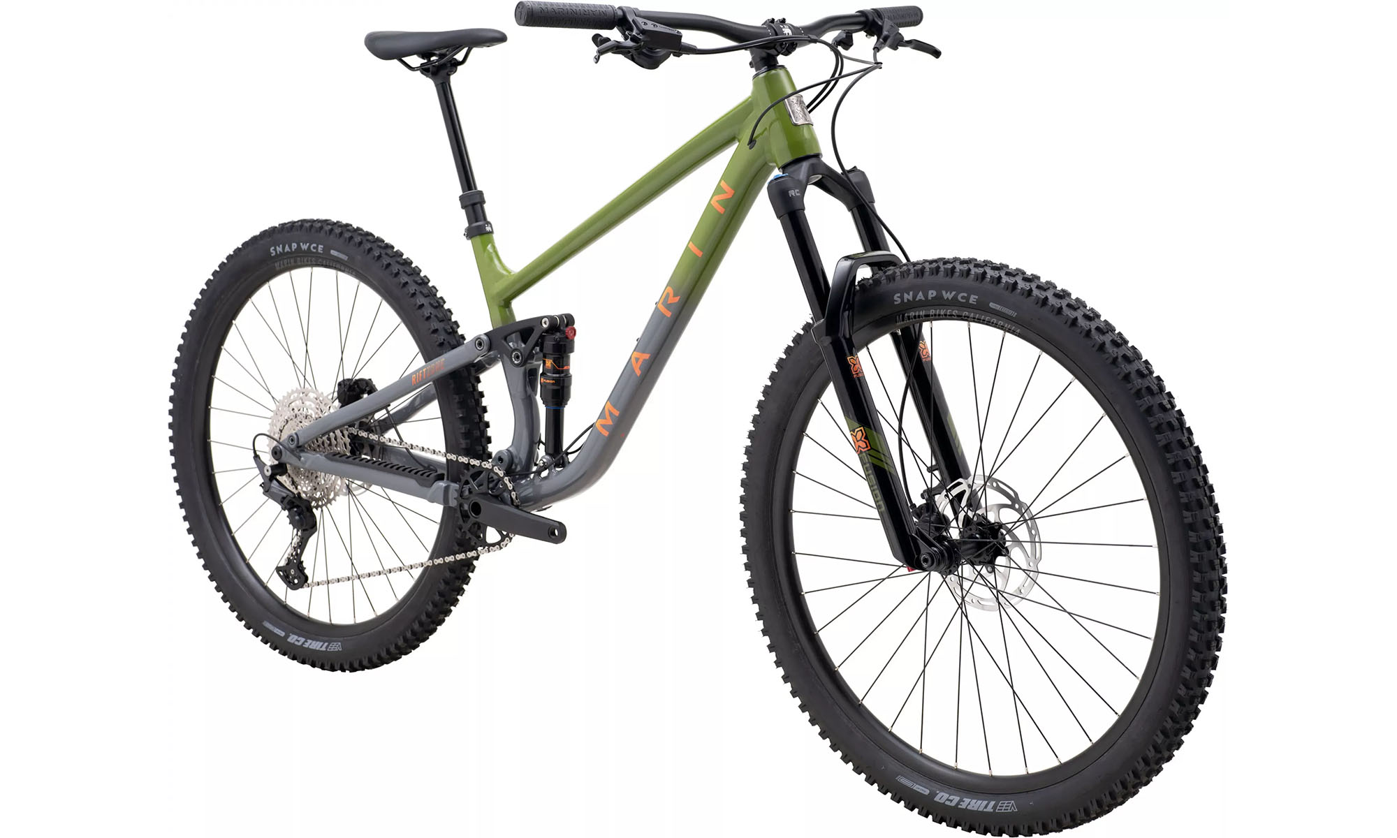 Велосипед двухподвесный Marin RIFT ZONE 1, 29", рама XL, 2025, зелено-серый 2