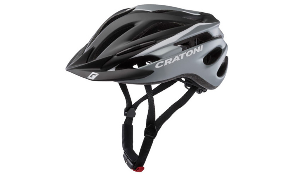 Фотография Шлем велосипедный Cratoni Pacer размер S (49-55 см), Черно-серый