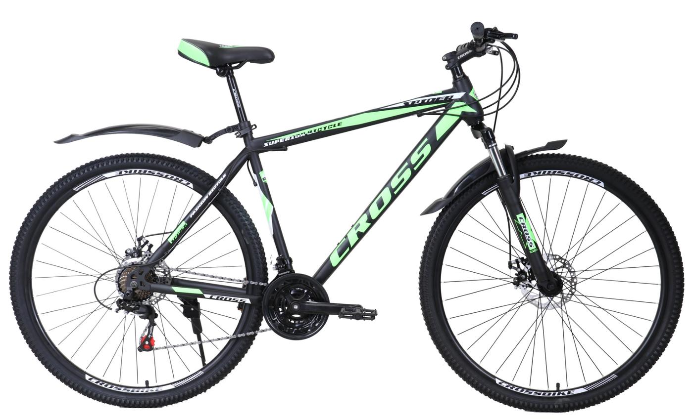 Фотография Велосипед Cross Spider 26" размер S рама 15 2022 Зеленый