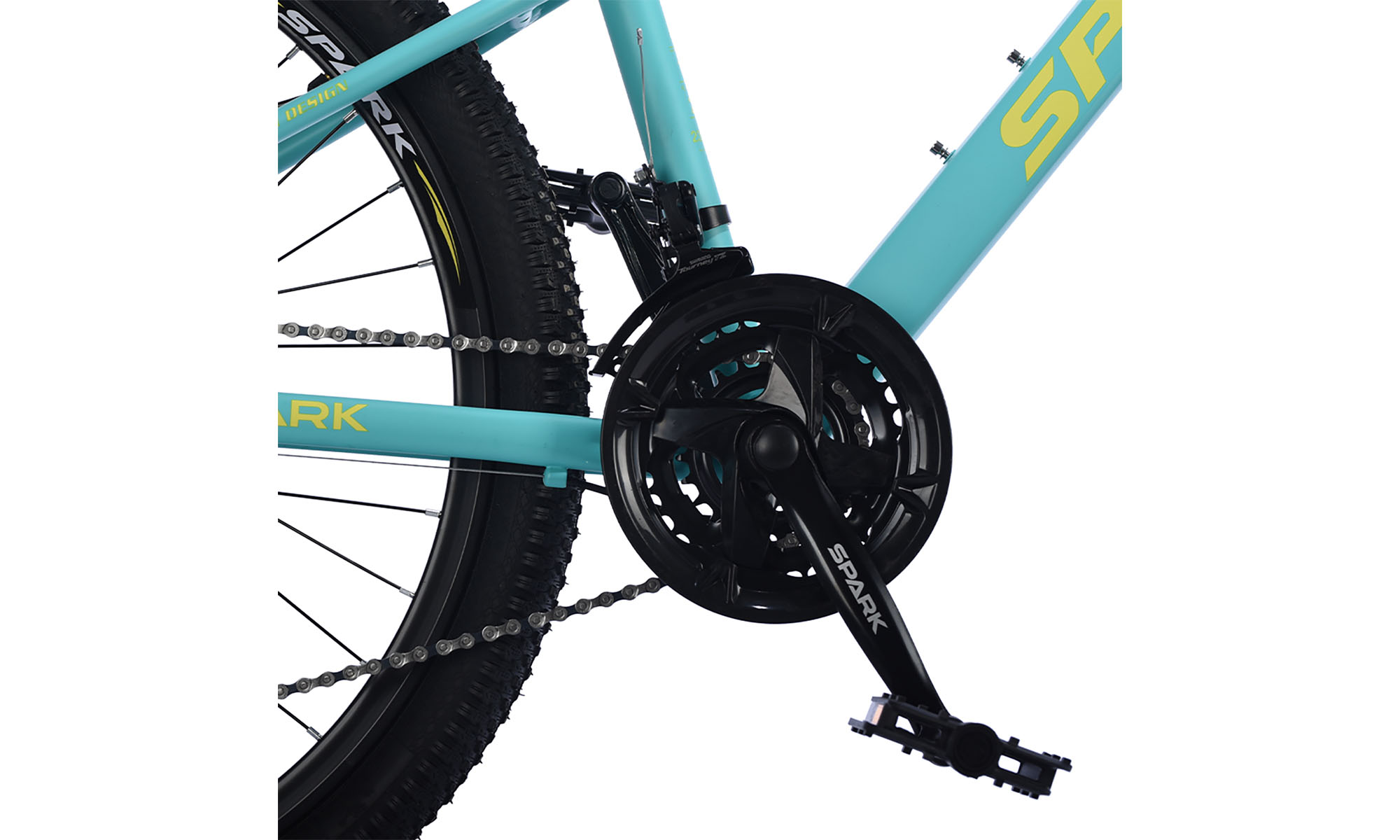 Велосипед SPARK ASTRO 26", размер XS, рама 13", год 2026, бирюзовый 3