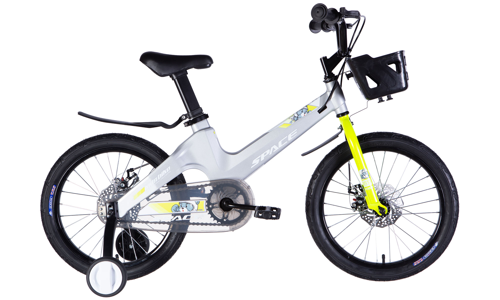 Фотографія Велосипед SPACE KID MOON DD 18", размер XXS, рама-10", 2025, серый