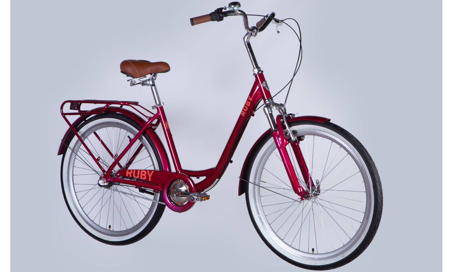 Велосипед Dorozhnik RUBY Nexus 26" розмір М рама 17" 2025 бордовый 5