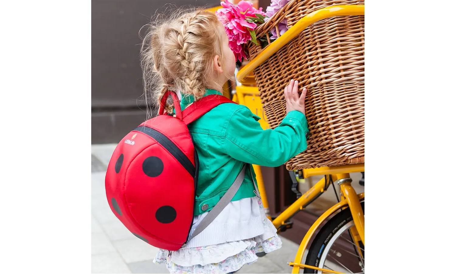 Фотография Рюкзак детский Little Life Big Animal Kids ladybird 2