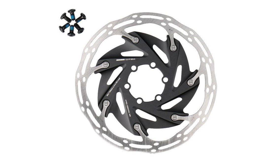 Ротор гальмівний SRAM Centerline X Road 2 шт 160mm Black Rounded сталеві болти 2 Ротор гальмівний SRAM Centerline X Road 2 шт 160mm Black Rounded сталеві болти 2