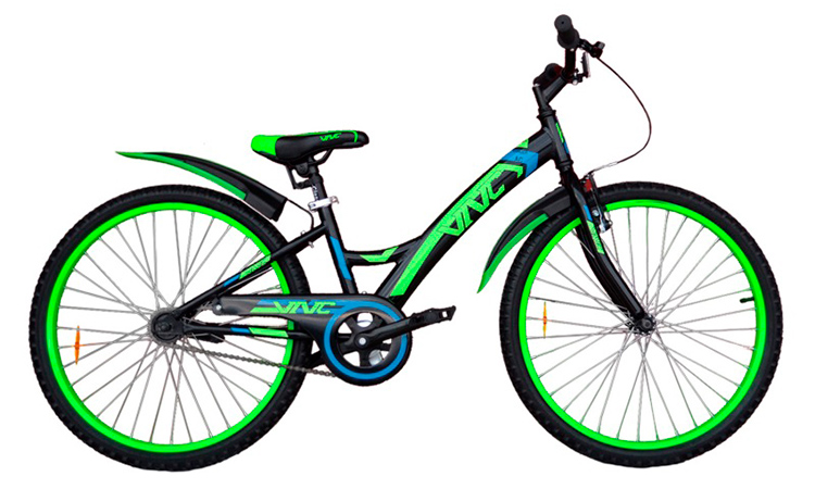 Фотография Велосипед 24" VNC Ranger AC (2019) 2019 Черно-зеленый