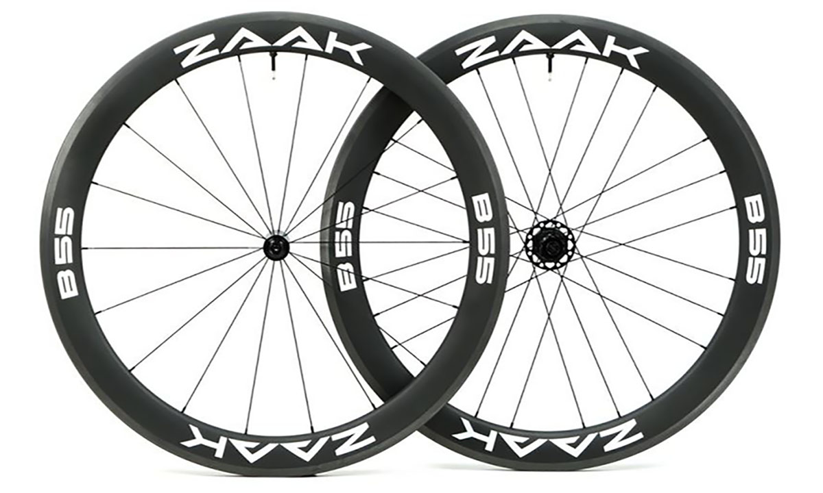 Фотография Колеса ZAAK Road 55mm Rim Brake Shimano Carbon Clincher/tubeless