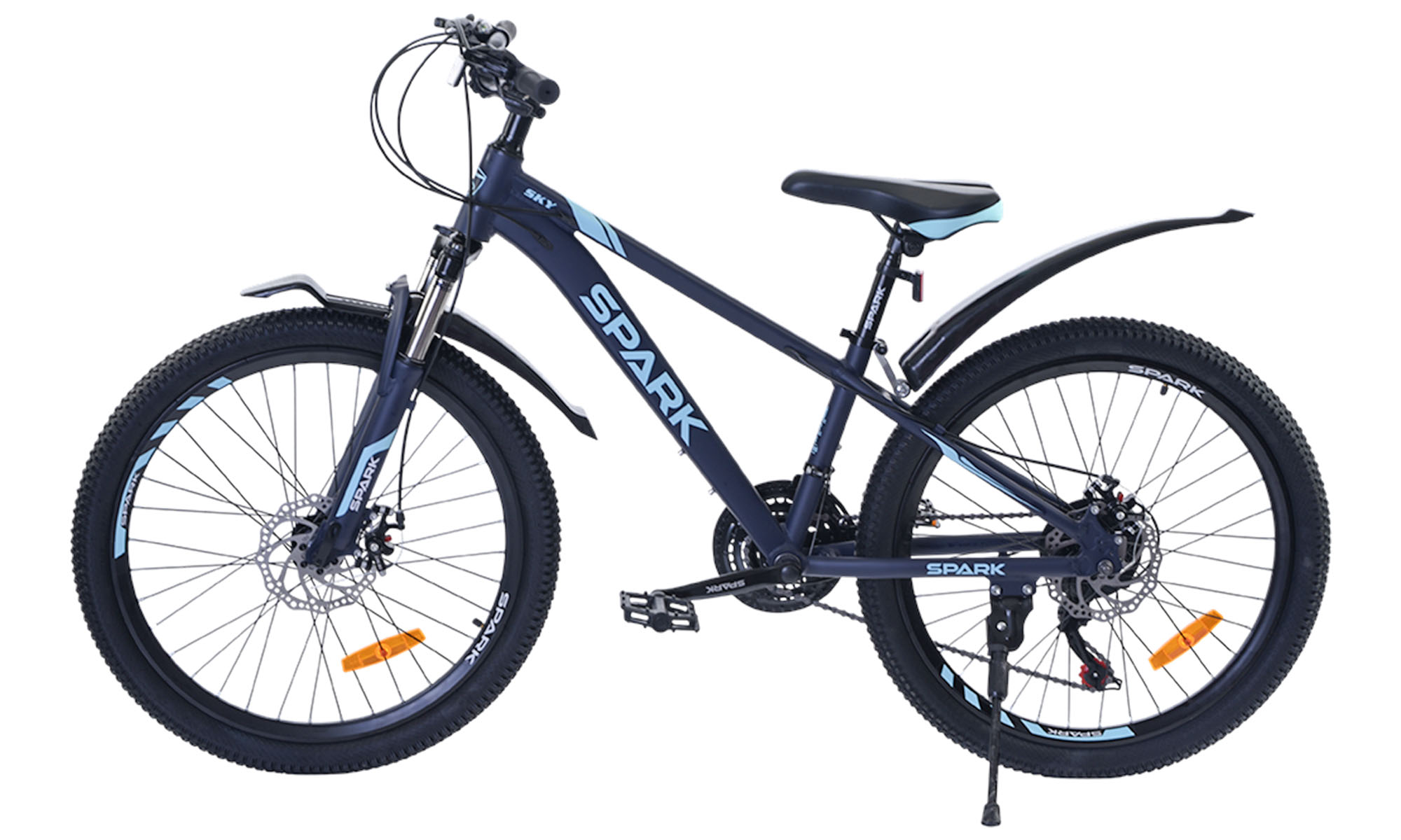 Велосипед SPARK SKY 24", розмір XXS, рама 12", рік 2026, темно-синій 2