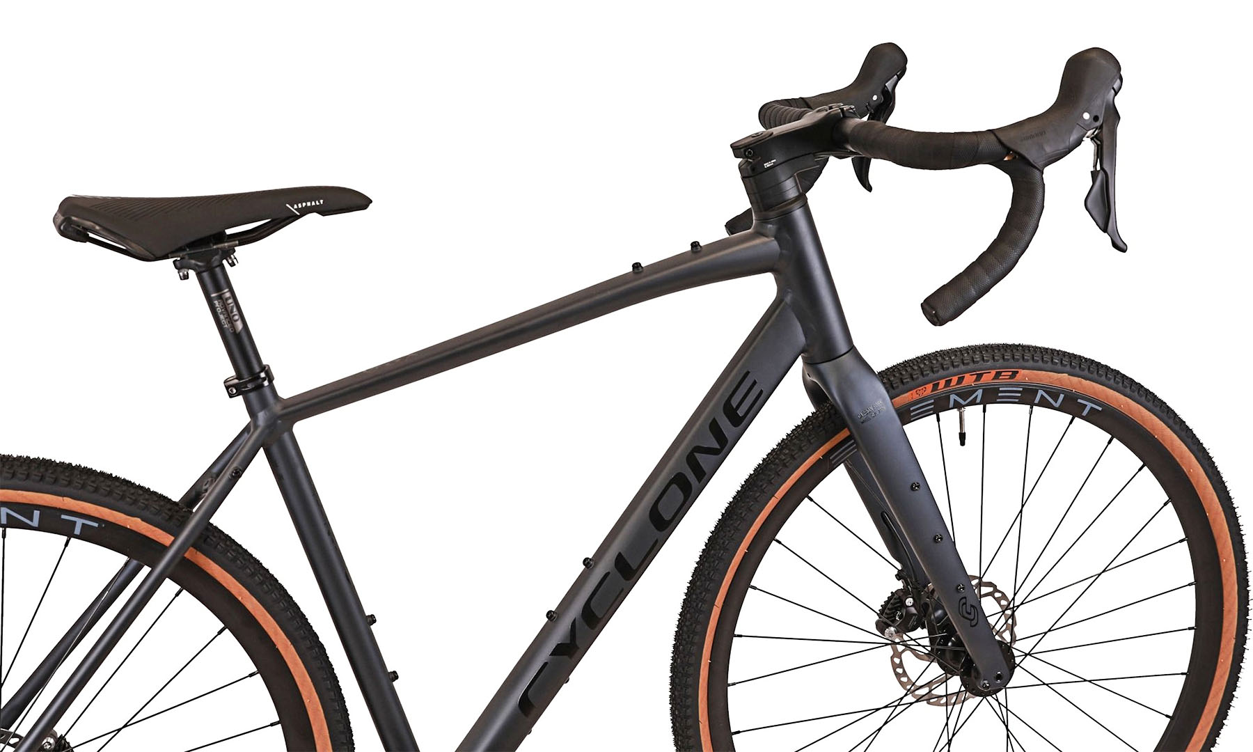 Велосипед Cyclone GSX 28" (700c), размер рамы M (54 см), 2025, Темно-графитовый (мат) 6