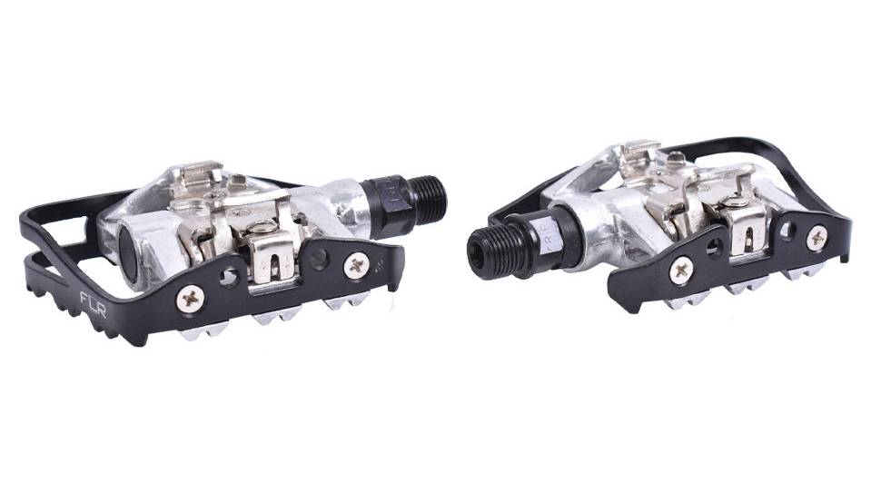 Педали контакт FLR PM-MP121 SPD алюм с/шип Shimano SPD 2